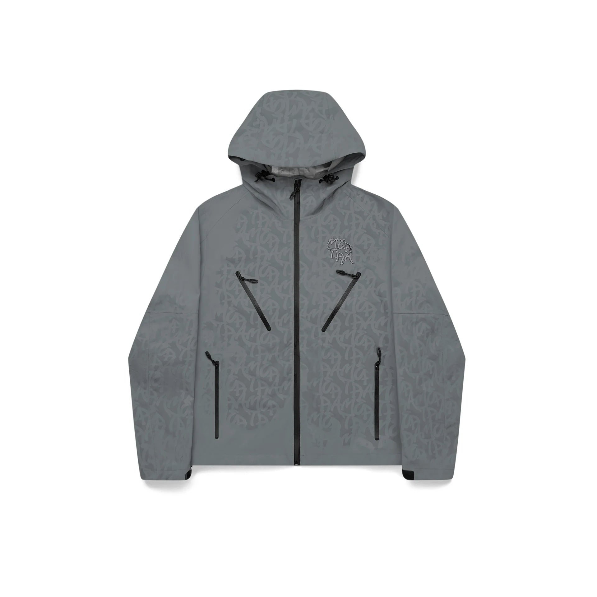 Monogram Shell Jacket (Slate) – Mertra