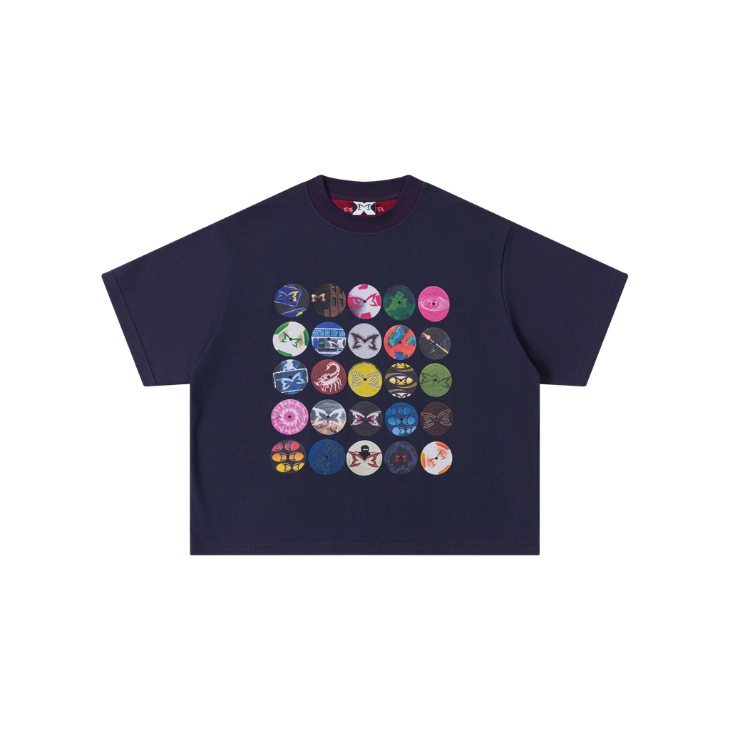 Archive Disk Tee (Navy)