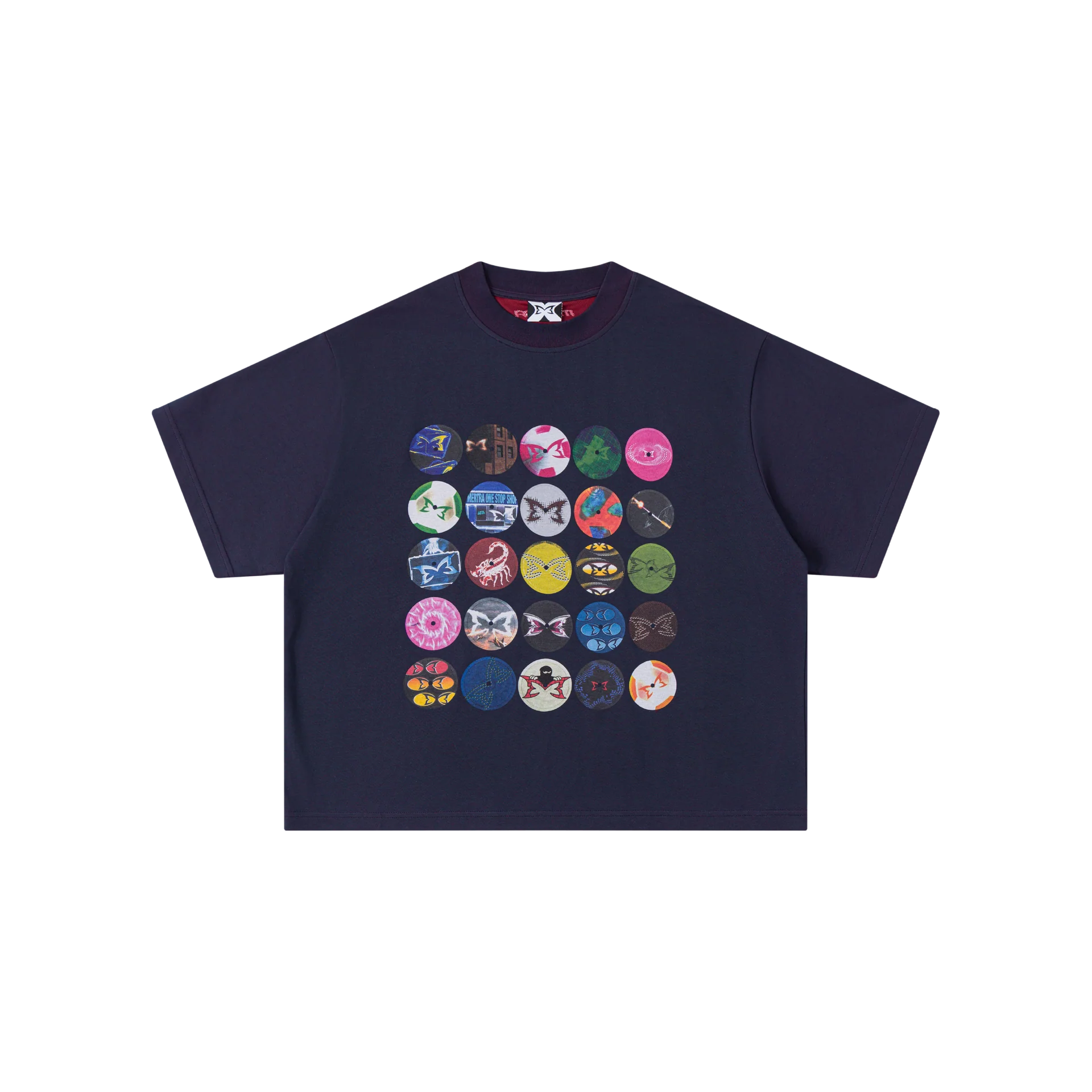 Archive Disk Tee (Navy)