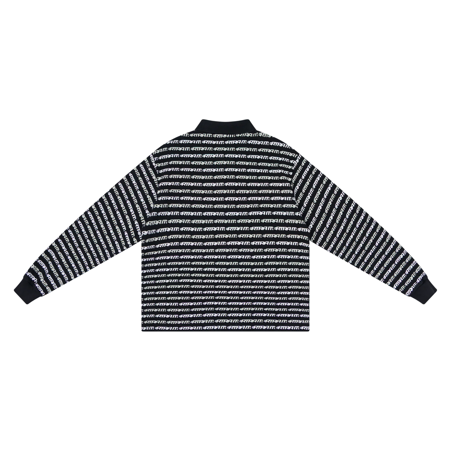 Logo Stripe Rugby (Black)