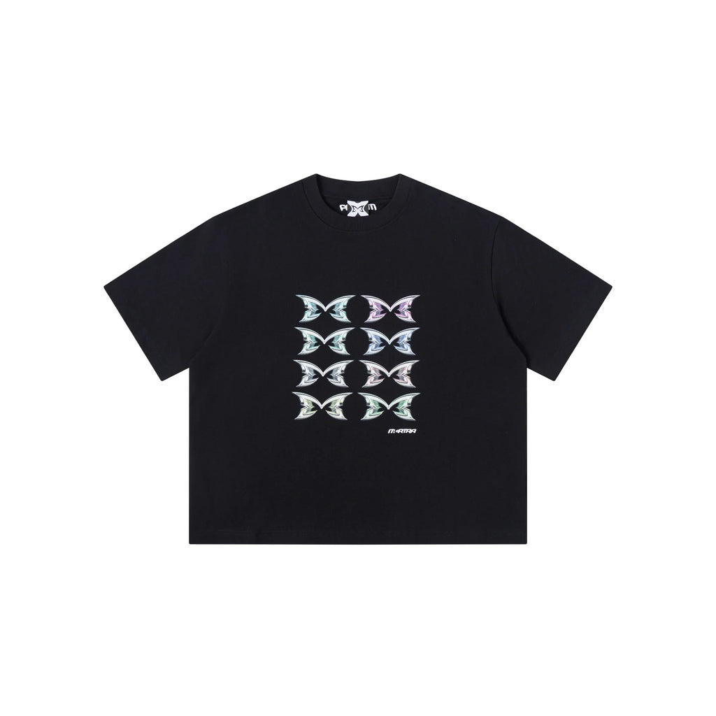 Stacked Logo Tee (Black)