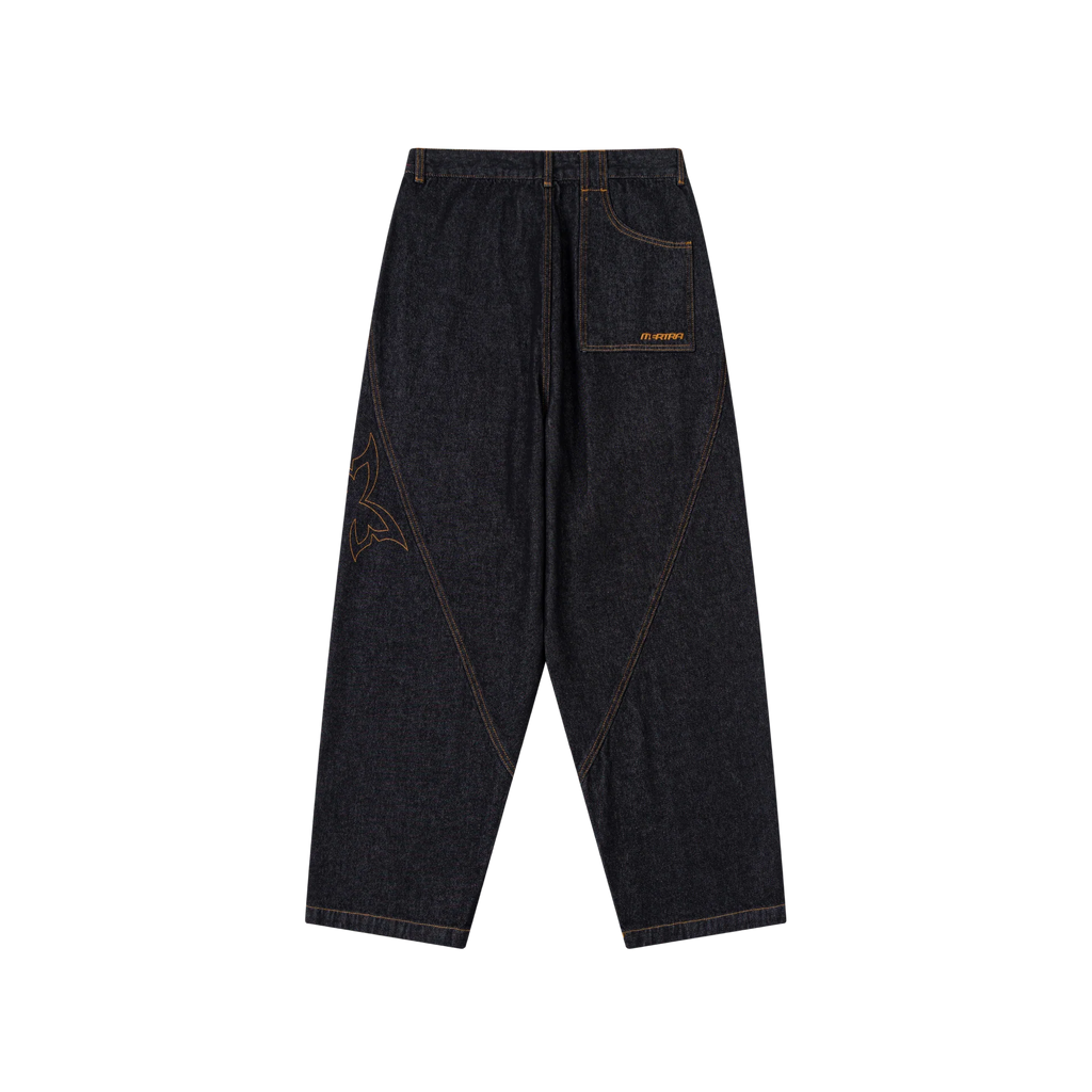 Reverse Bigstep Denim (Black / Gold)