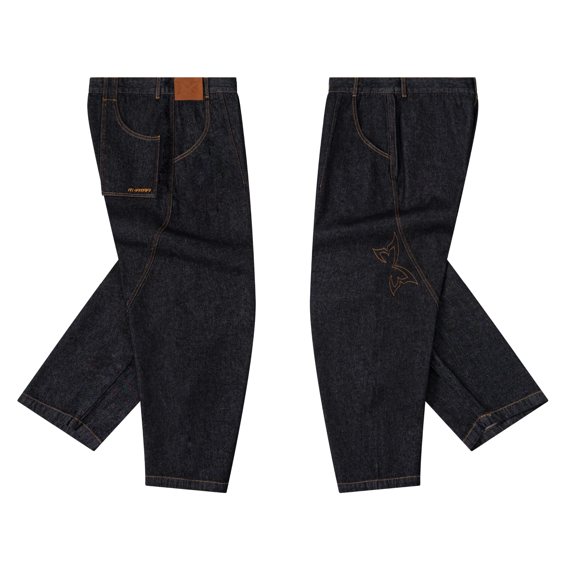 Reverse Bigstep Denim (Black / Gold)