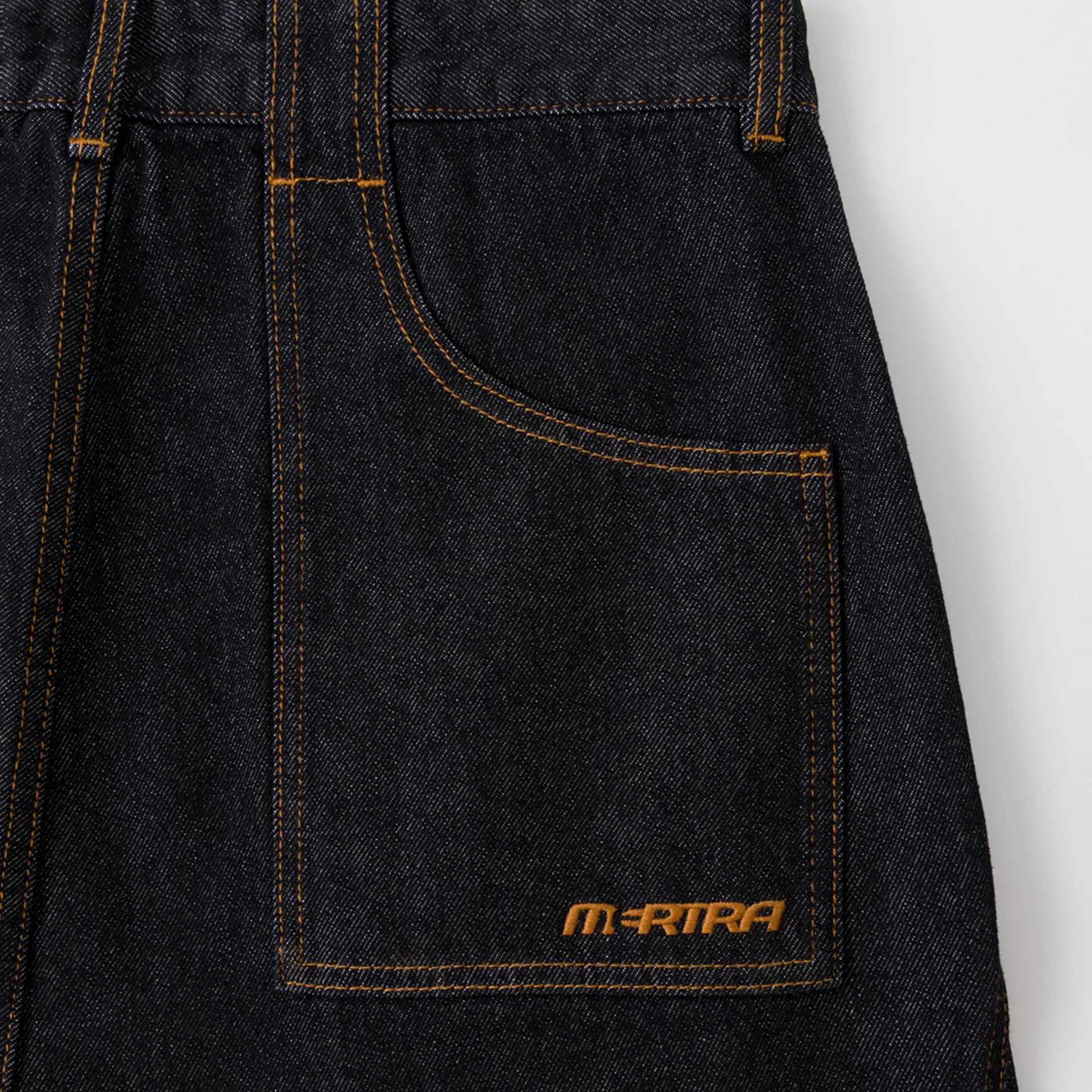 Reverse Bigstep Denim (Black / Gold)