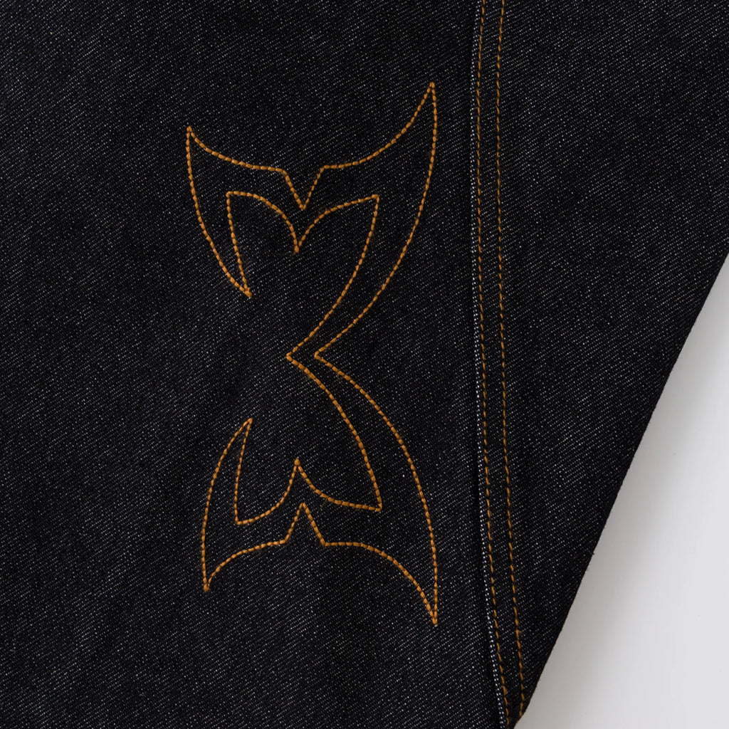 Reverse Bigstep Denim (Black / Gold)