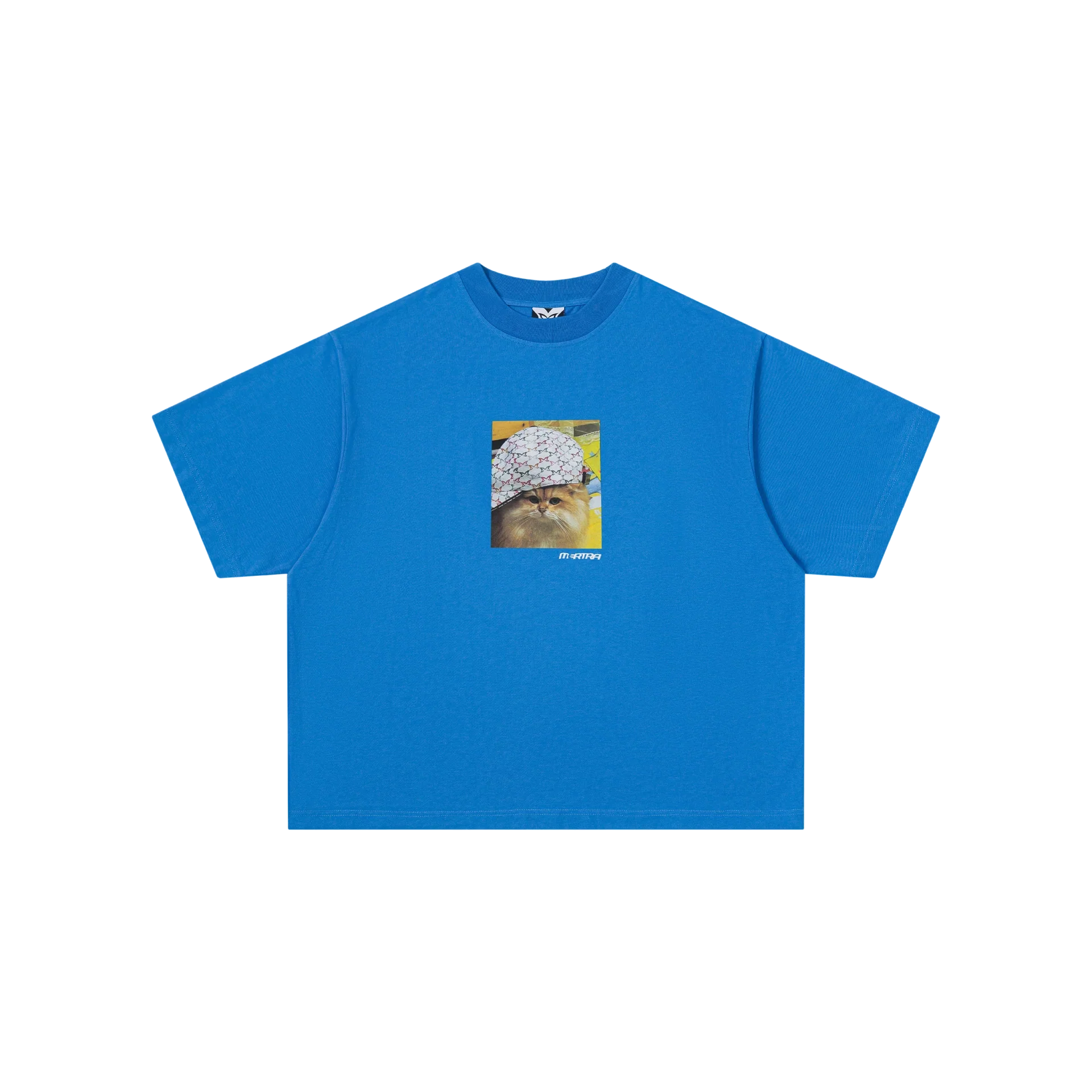 Cat In Da Hat Tee (Blue)