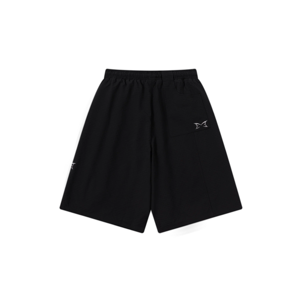 Bubble Woven Shorts (Black)