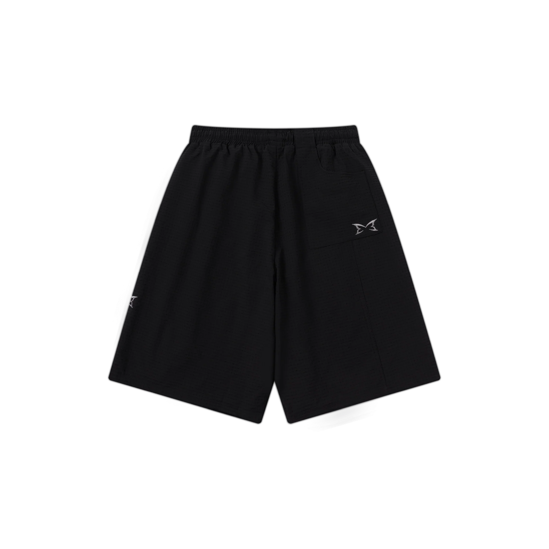 Bubble Woven Shorts (Black)