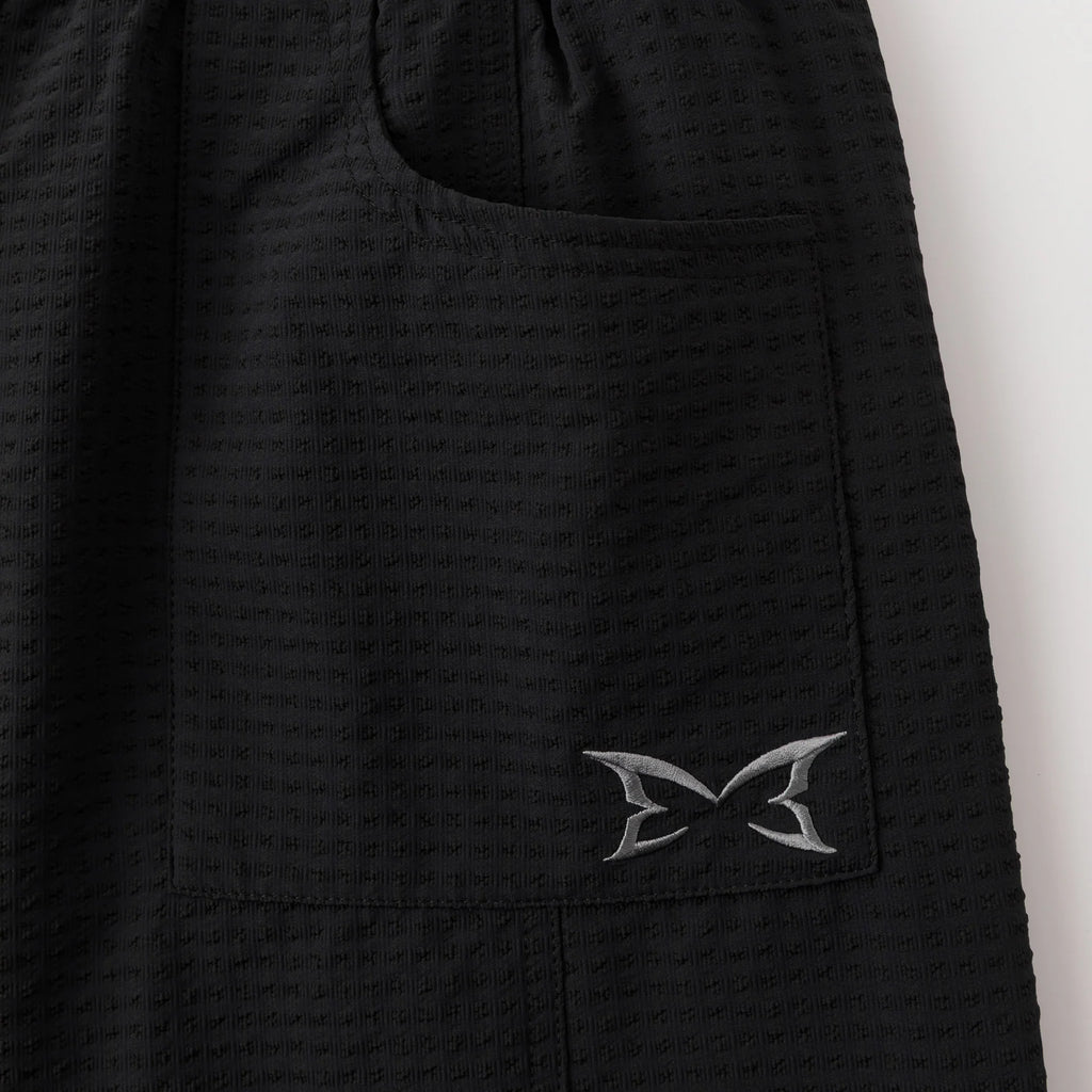 Bubble Woven Shorts (Black)