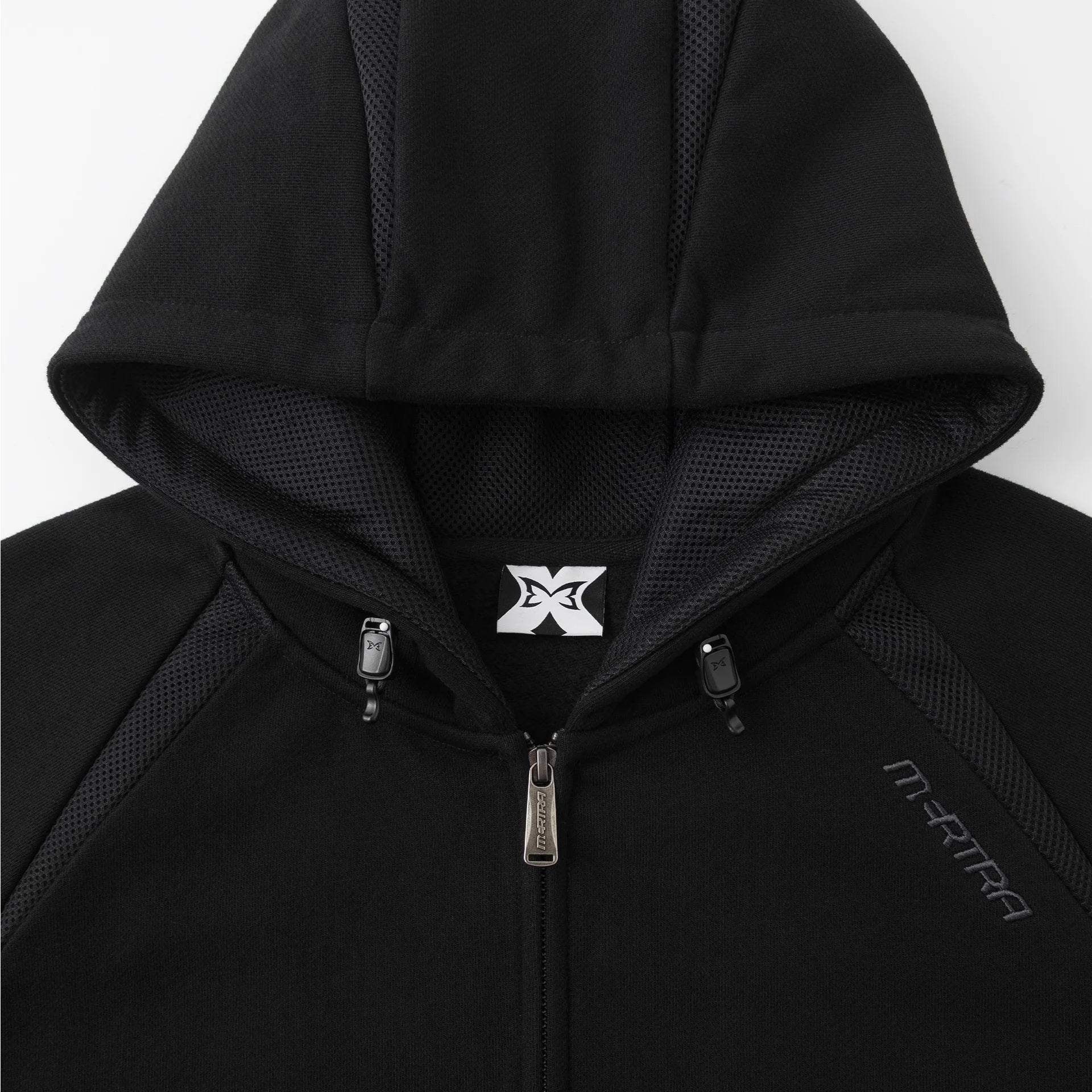 Serpent Zip Up Hood (Black)