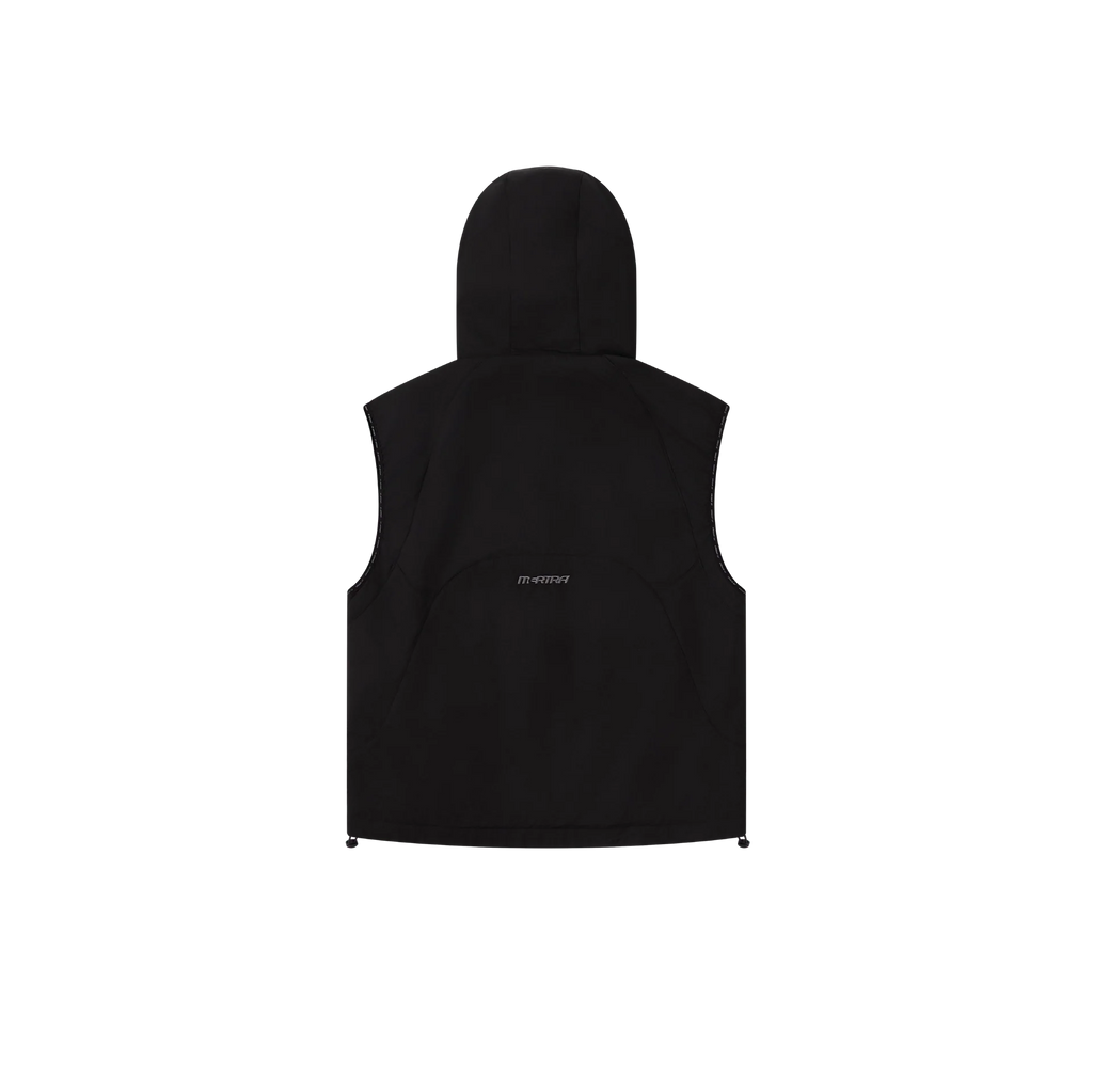 Technical Hooded Gilet (Black)