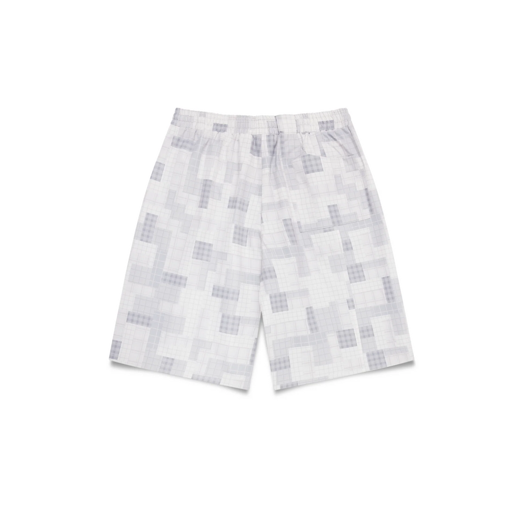 Patchwork Plaid Shorts