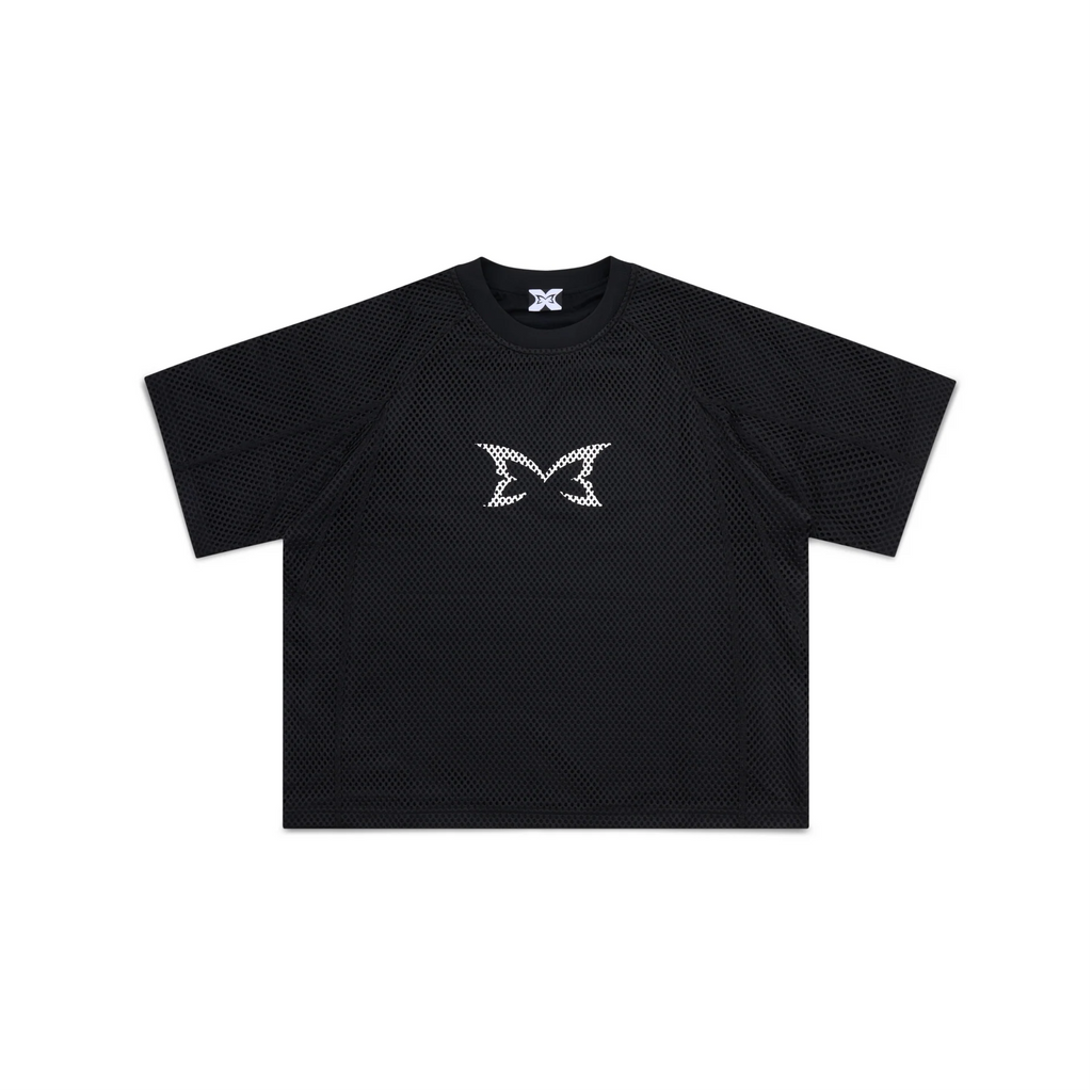 Layered Mesh Jersey (Black)