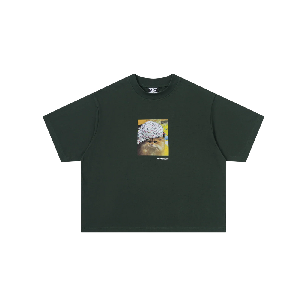 Cat In Da Hat Tee (Green)