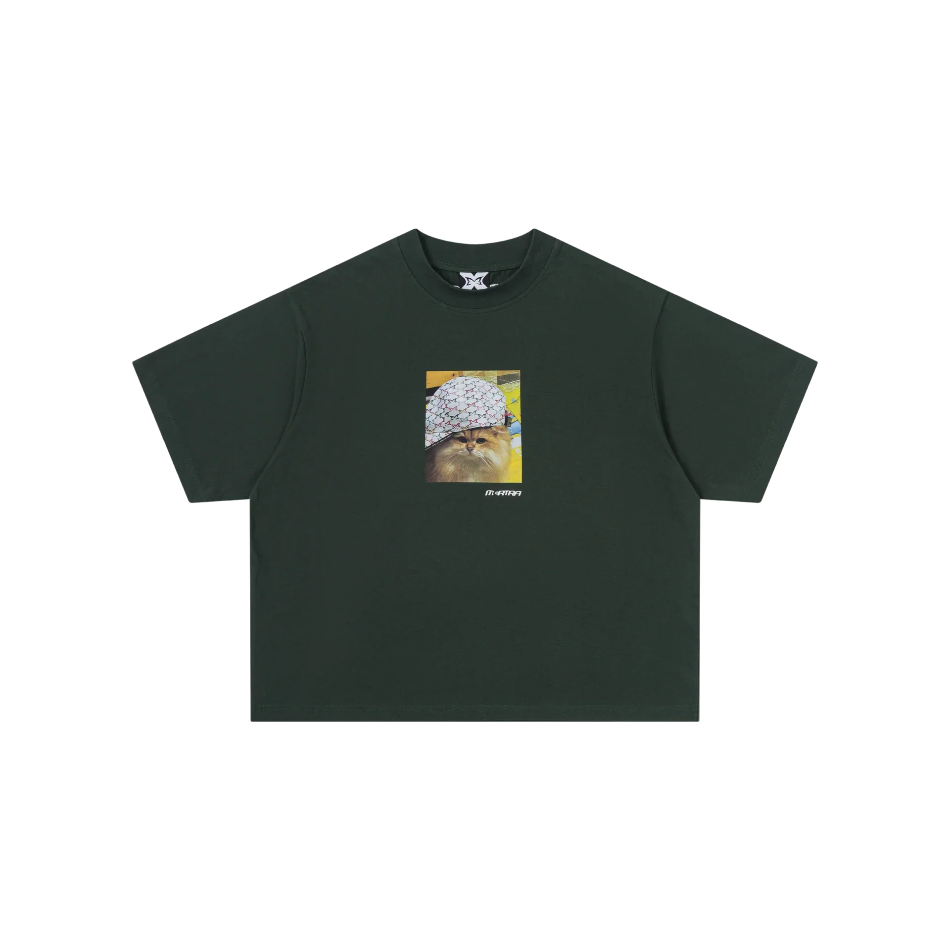 Cat In Da Hat Tee (Green)