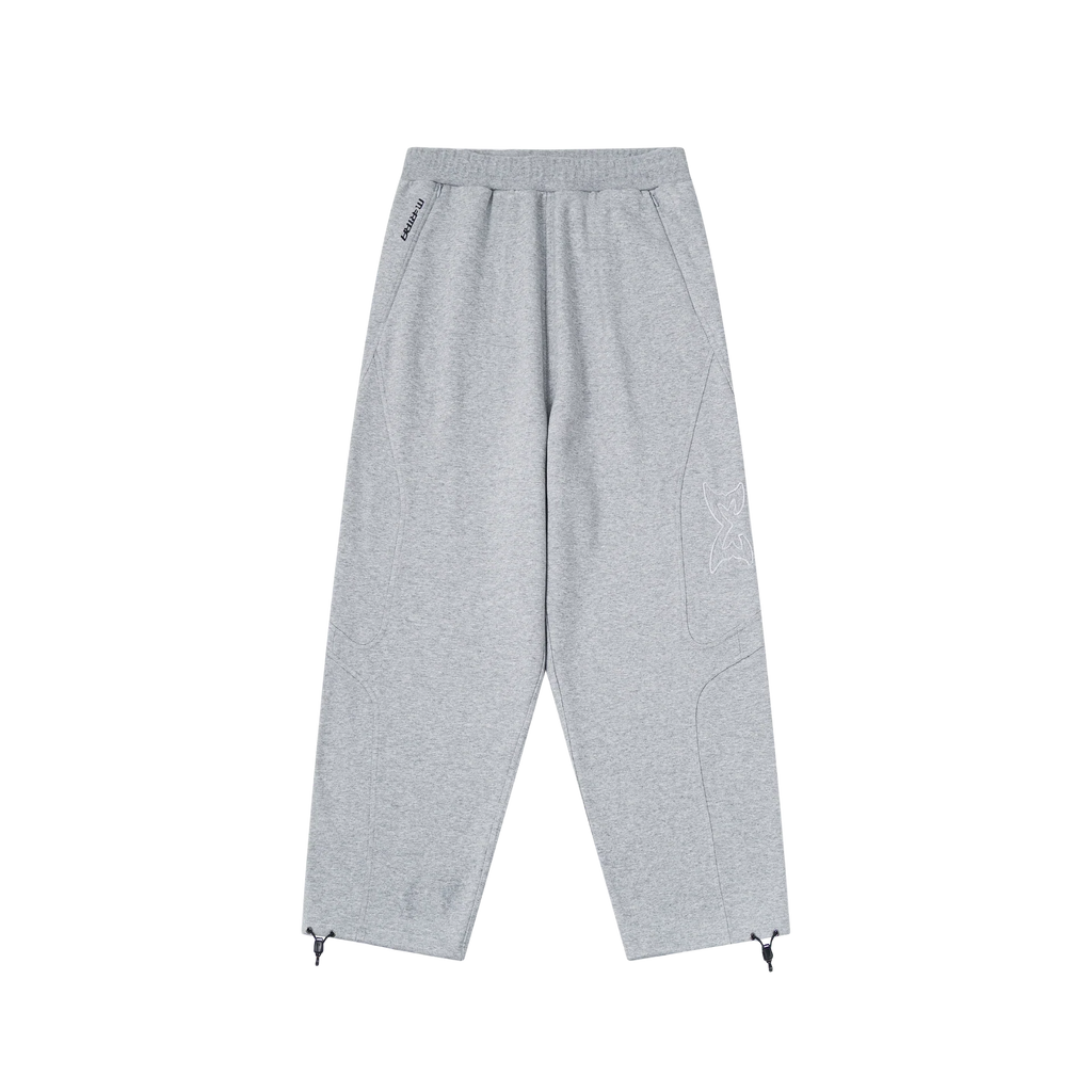 Split Panel Joggers (Grey)