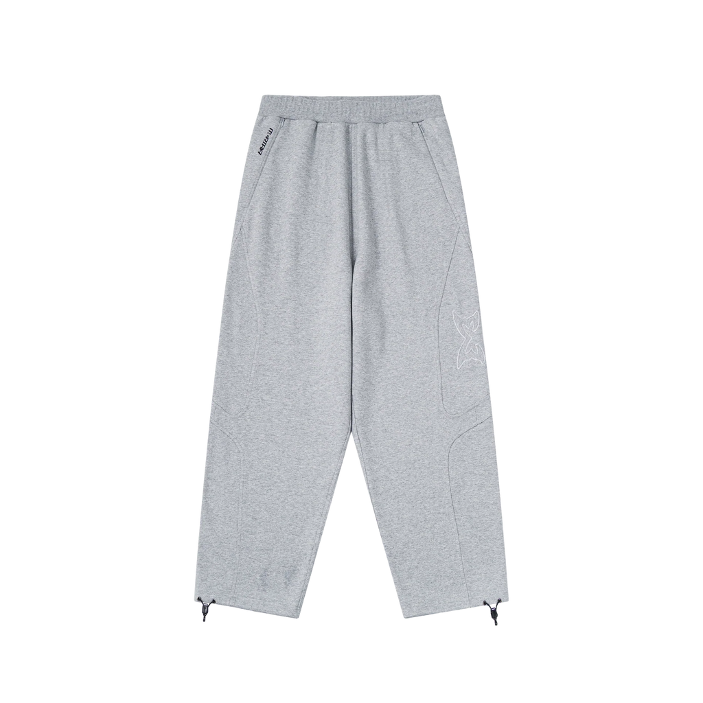 Split Panel Joggers (Grey)