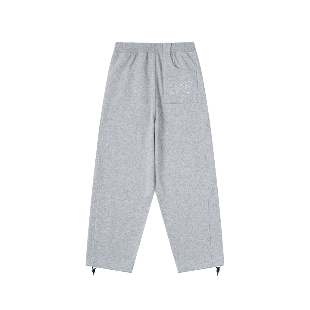 Split Panel Joggers (Grey)