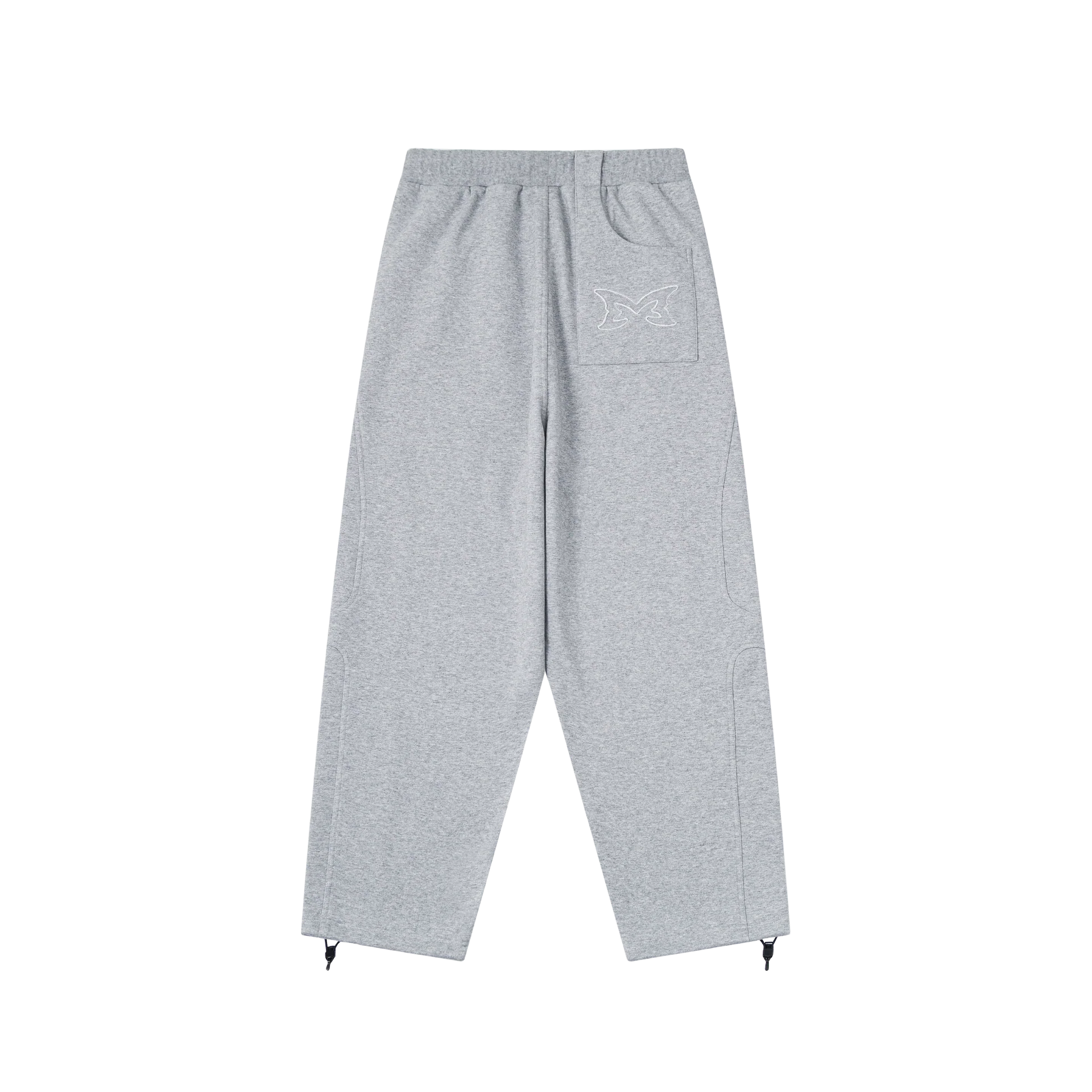 Split Panel Joggers (Grey)