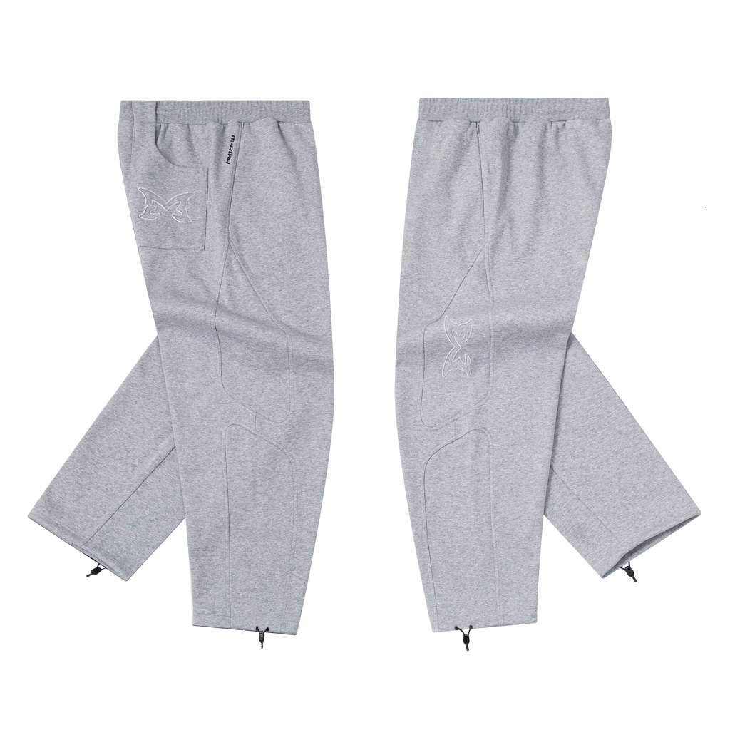 Split Panel Joggers (Grey)