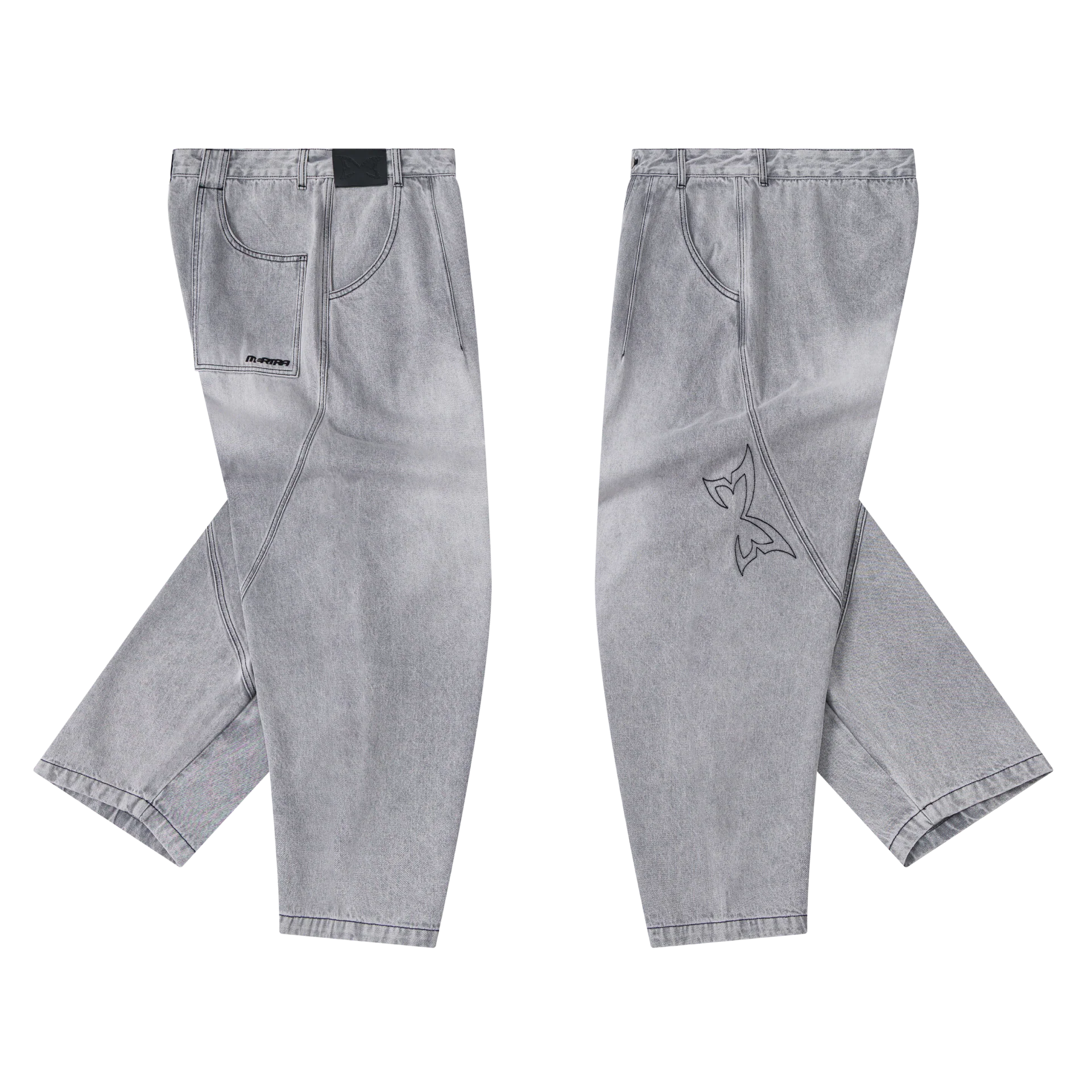 Reverse Bigstep Denim (Grey / Black)