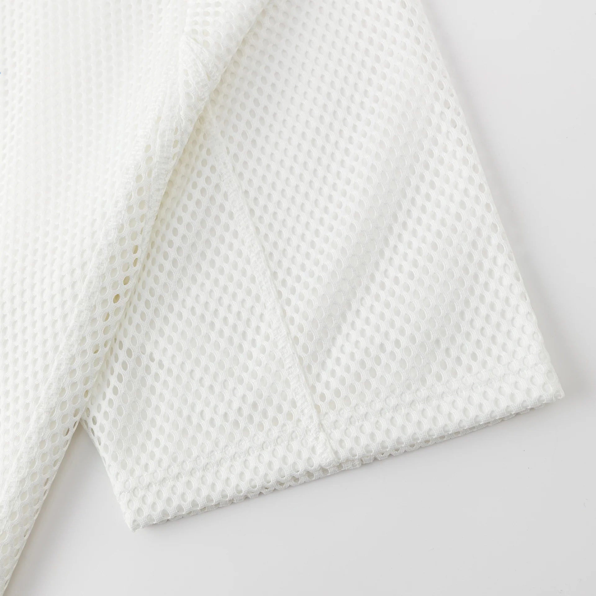 Layered Mesh Jersey (White)