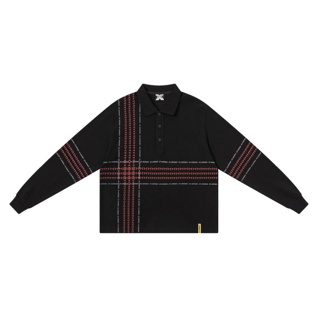 Crosscut Rugby (Black / Red)
