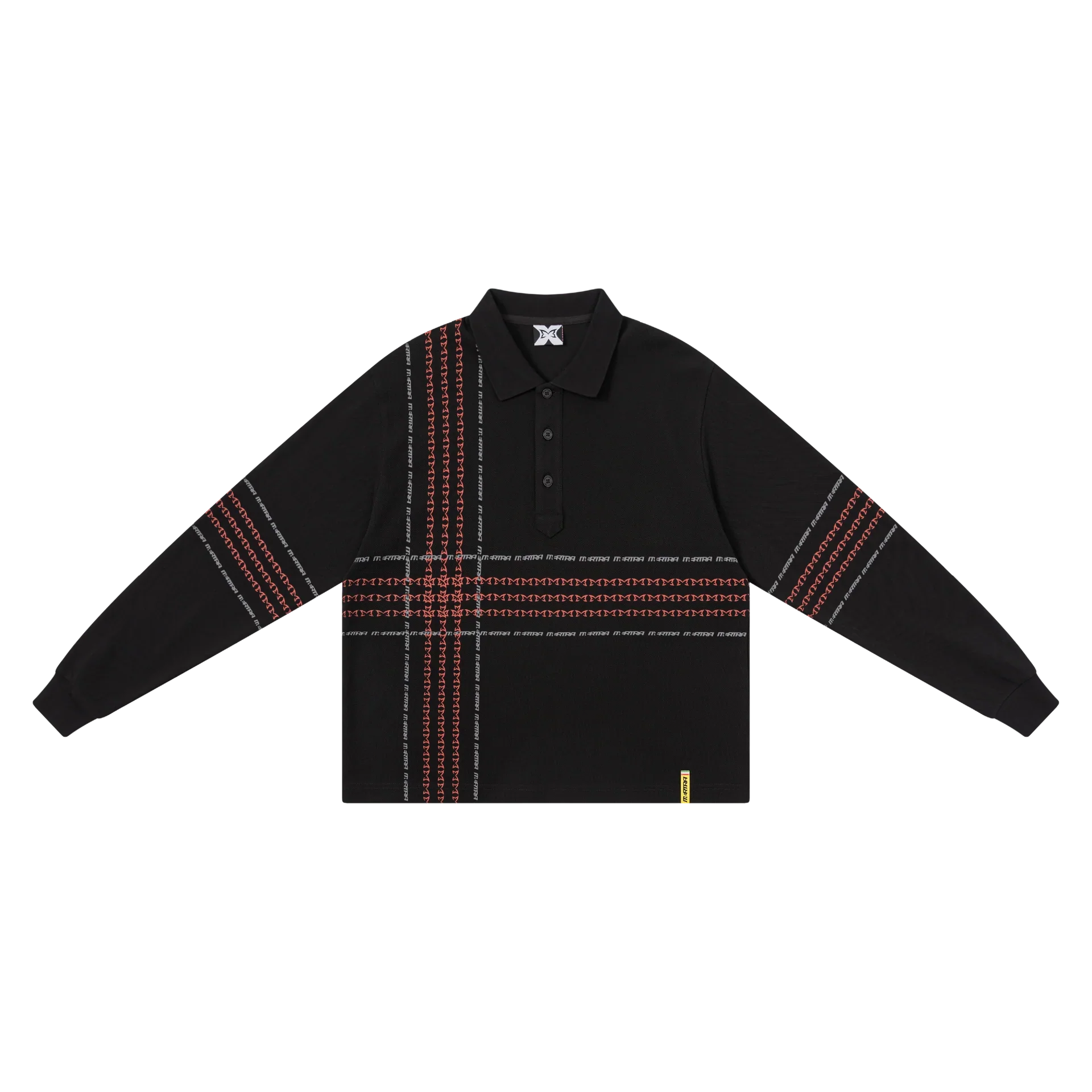 Crosscut Rugby (Black / Red)
