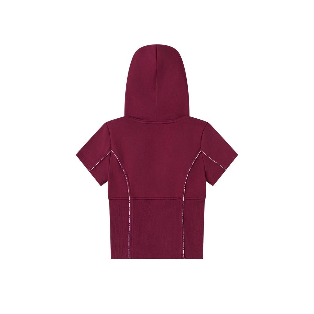 Women’s Piping Top (Maroon)