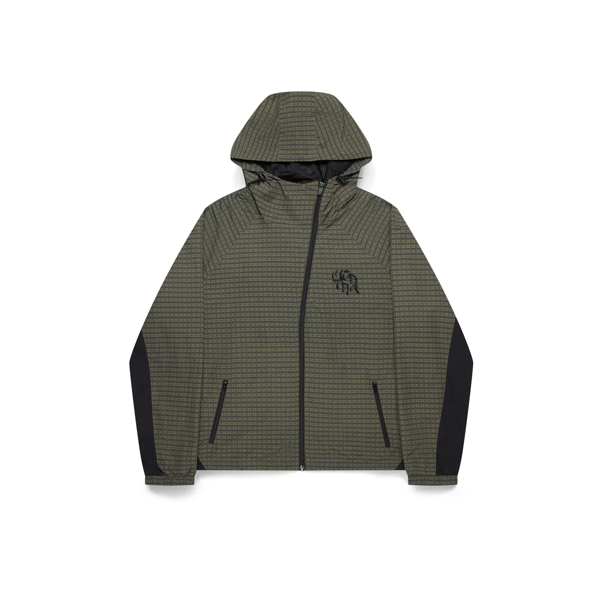 Mertra Asymmetrical Plaid Softshell (Green)