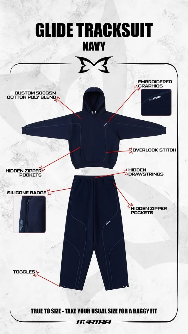 Mertra Glide Overlock Trackie