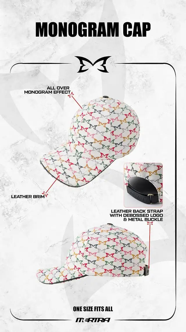 Mertra Monogram Canvas Cap