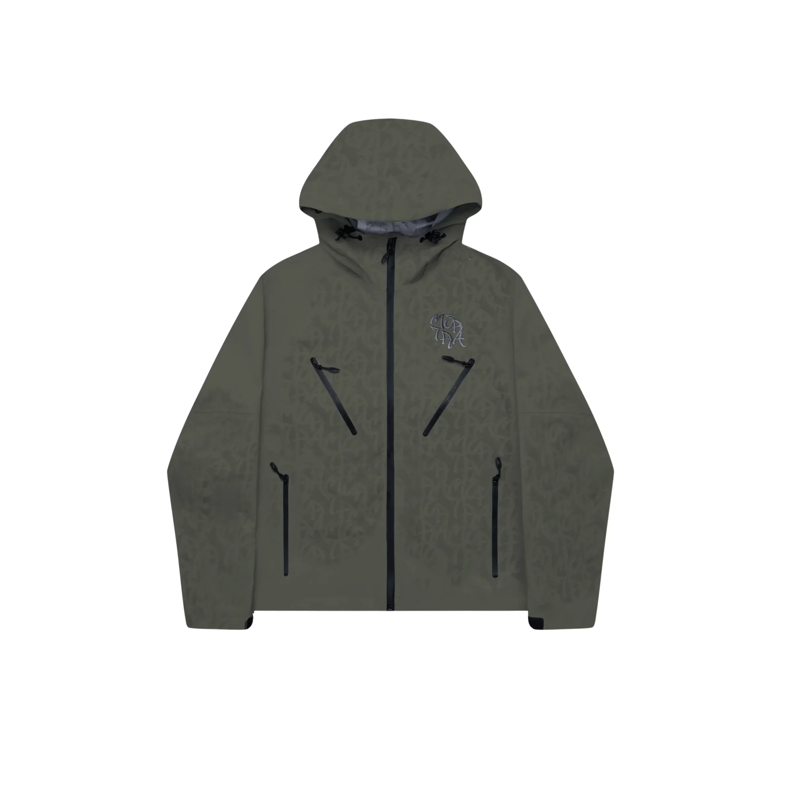 Mertra Monogram Shell Jacket (Green)