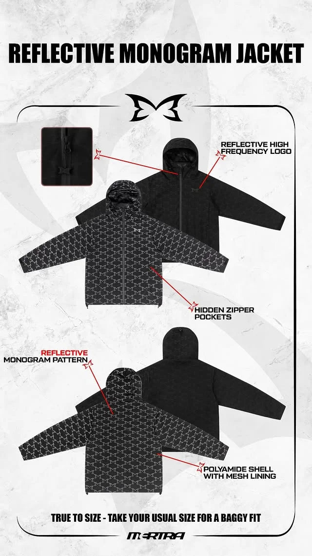 Mertra Reflective Monogram Jacket