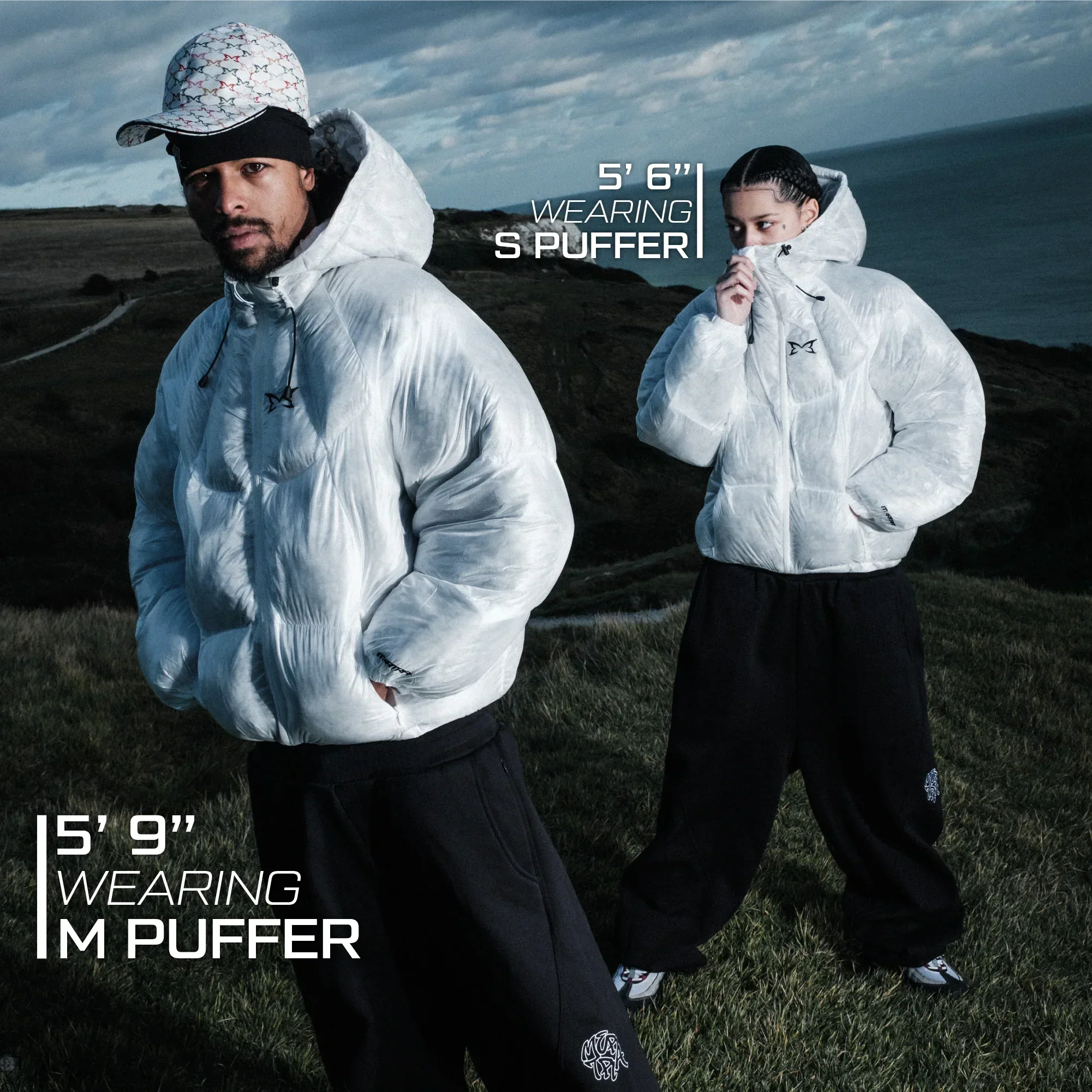Mertra Translucent Puffer (Cloud)