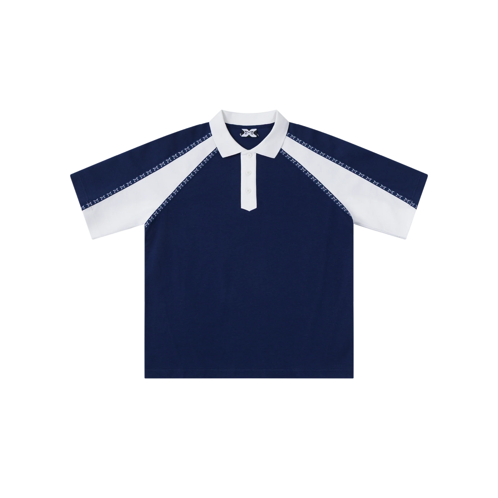 Precision Panel Polo (Blue)