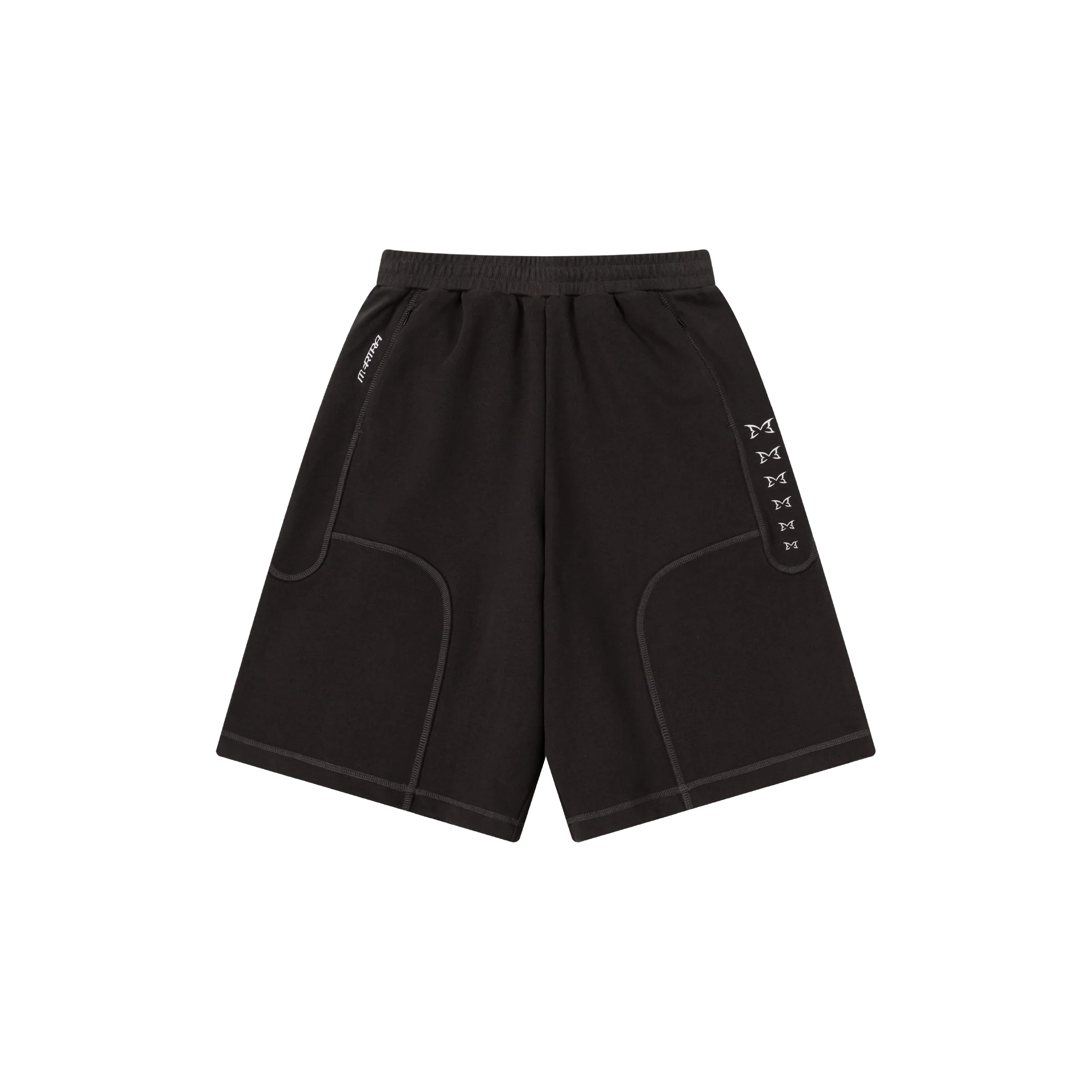 Contra Track Shorts (Cream / Charcoal)