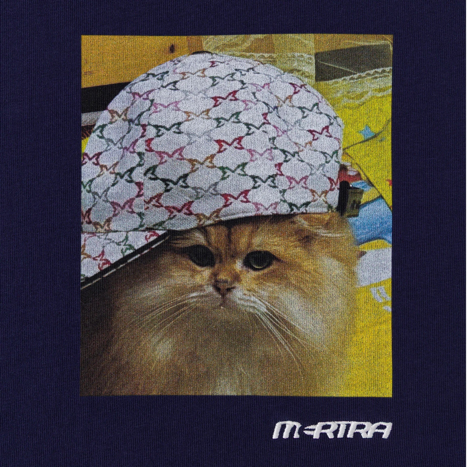 Cat In Da Hat Tee (Navy)