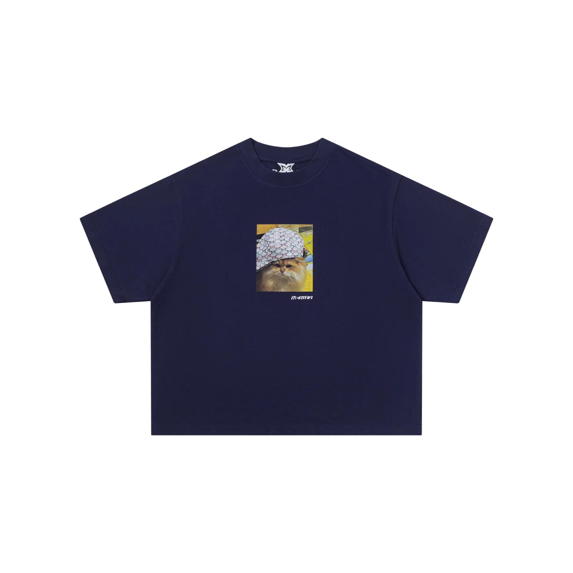 Cat In Da Hat Tee (Navy)