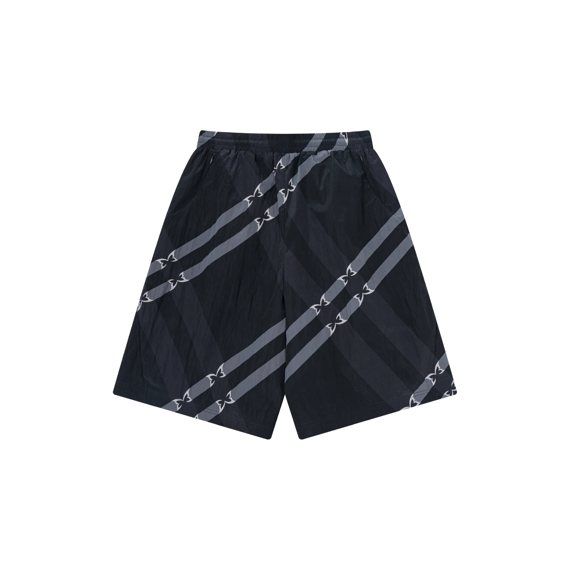Merva Check Shorts (Black)