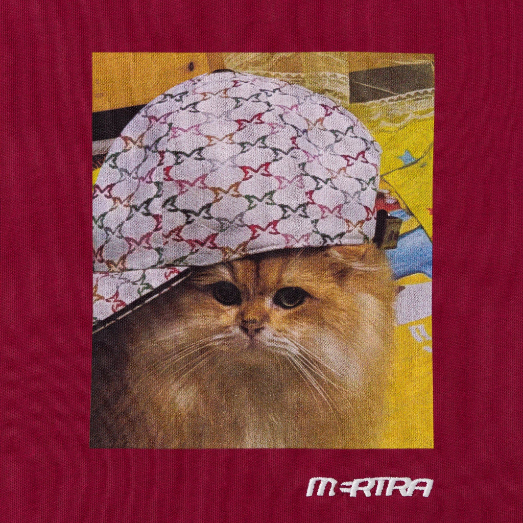 Cat In Da Hat Tee (Red)