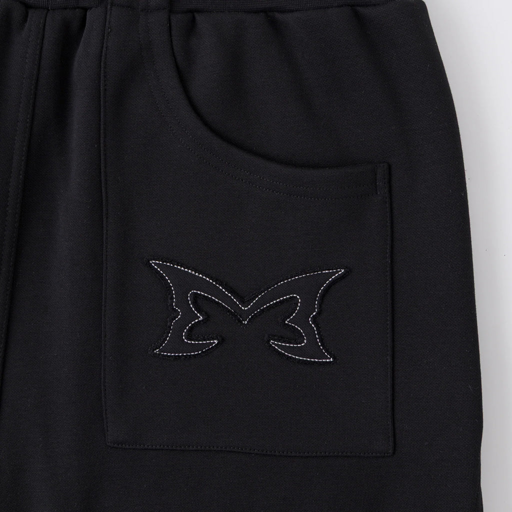 Split Panel Joggers (Black)