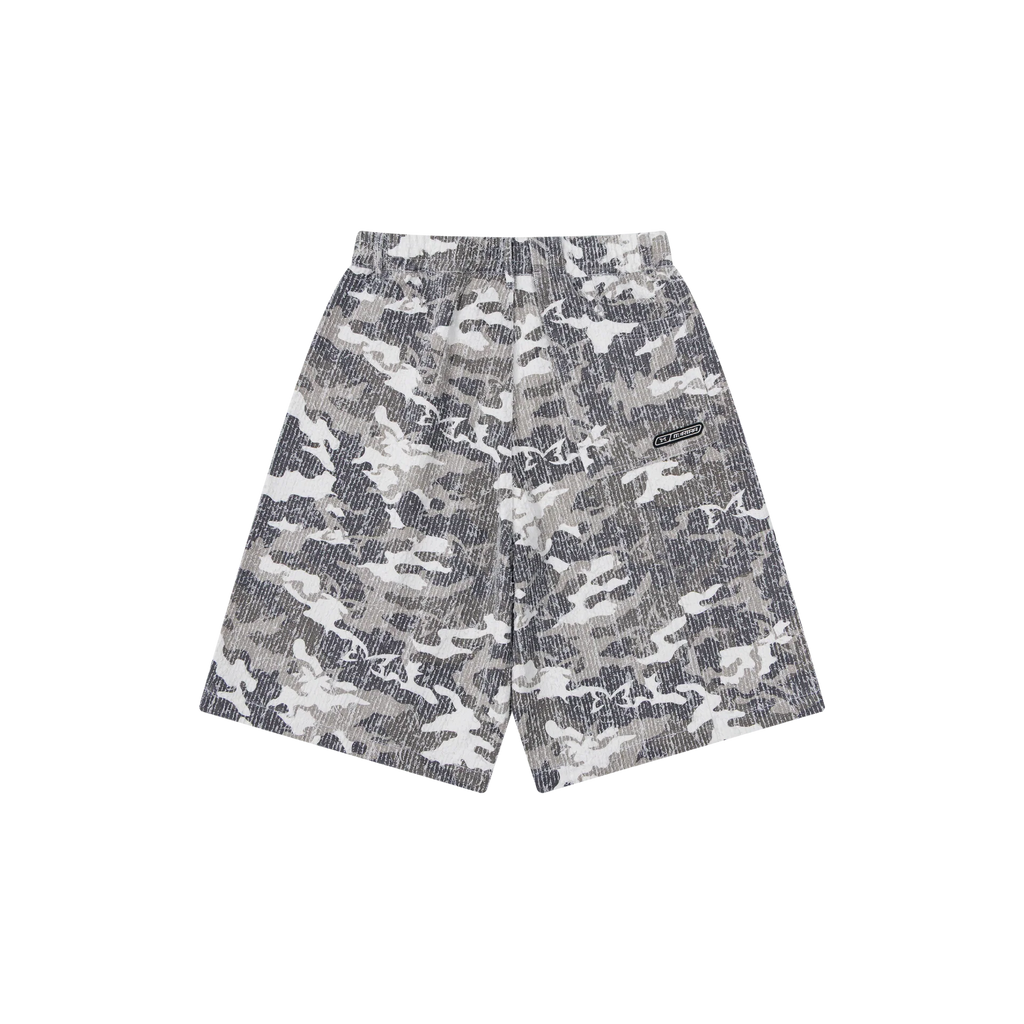 Textured Camo Shorts