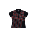 Women's Crosscut Polo (Black / Red)