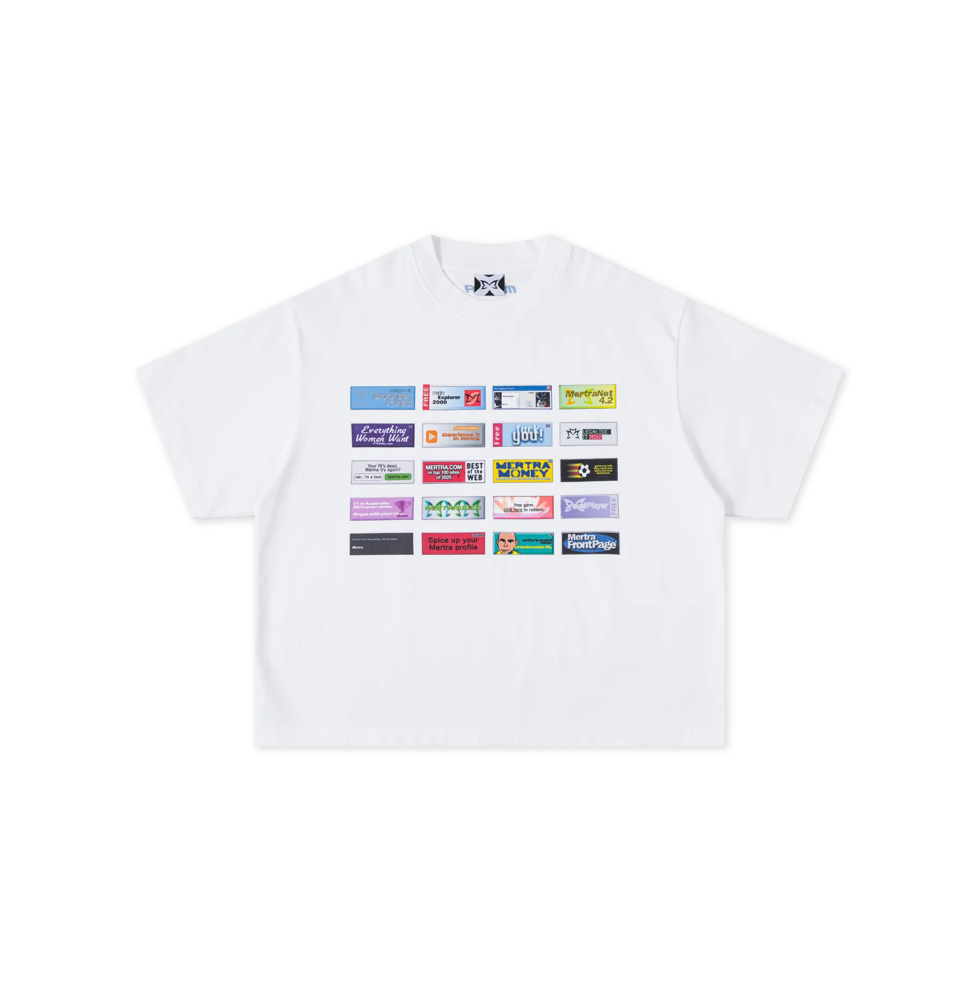 Archive Banner Tee (White)