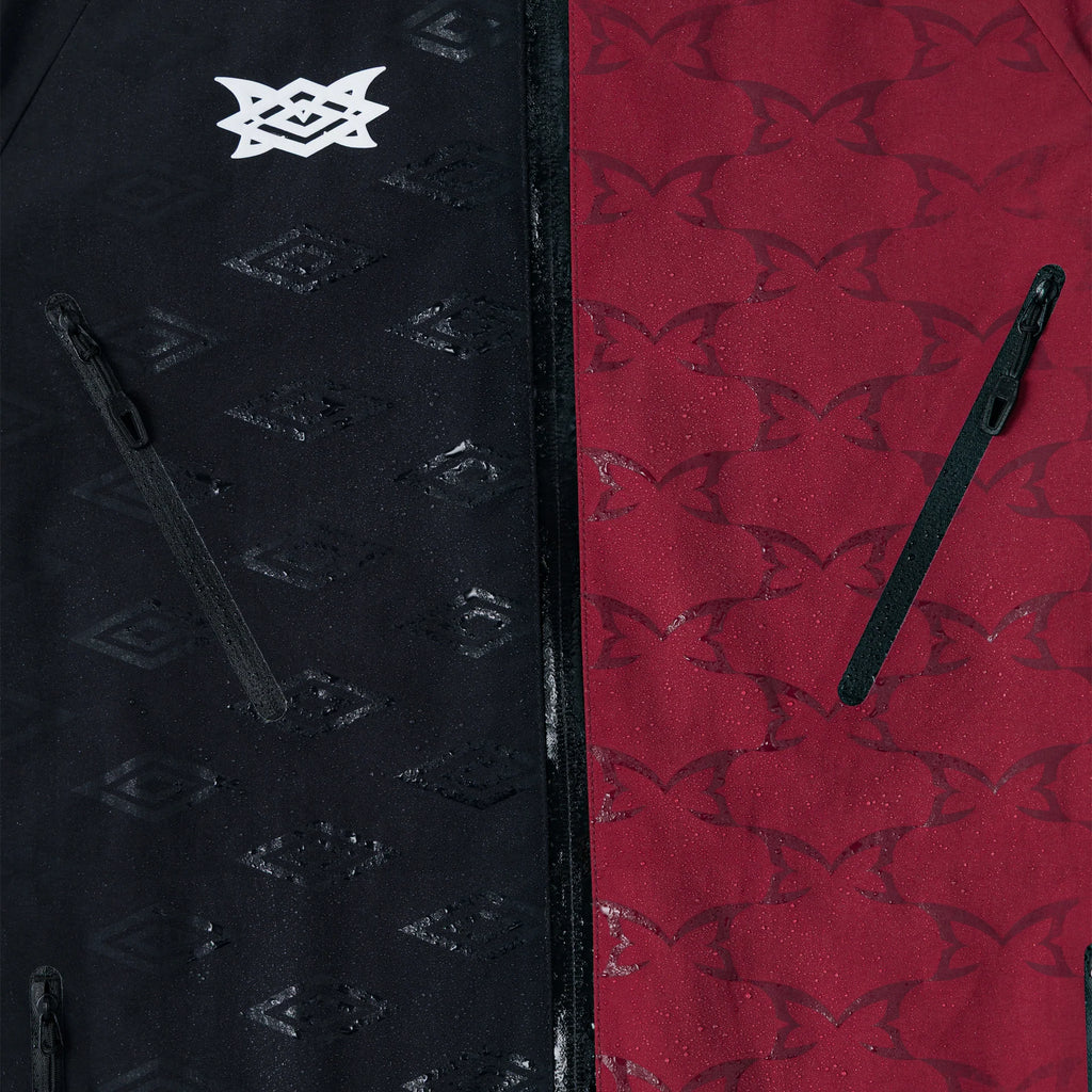 MERTRA x Umbro Water Reactive Jacket (Red/Black)