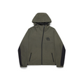 Asymmetrical Plaid Softshell (Green)