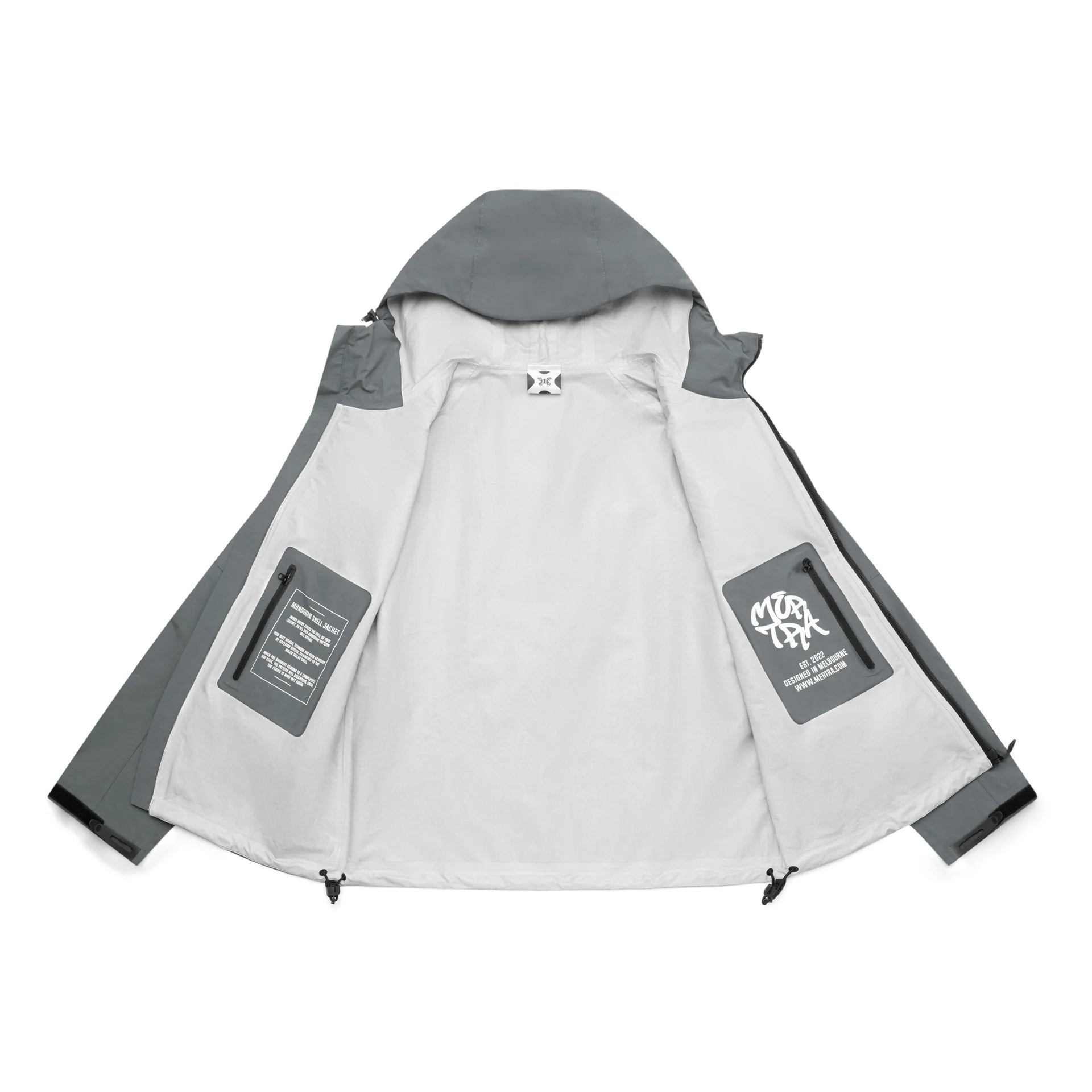 Monogram Shell Jacket (Slate)