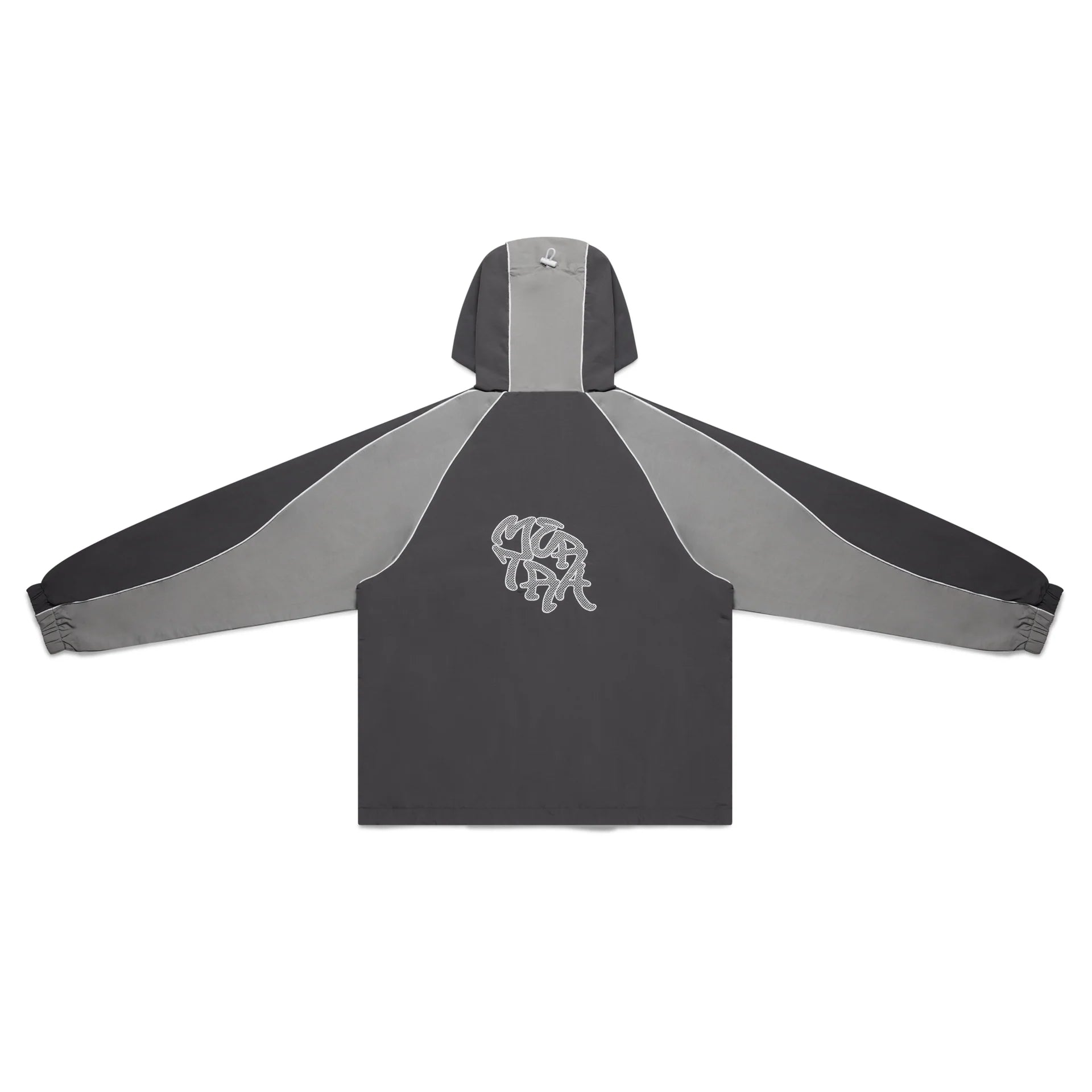 Nylon Track Jacket (Grey / Grey)