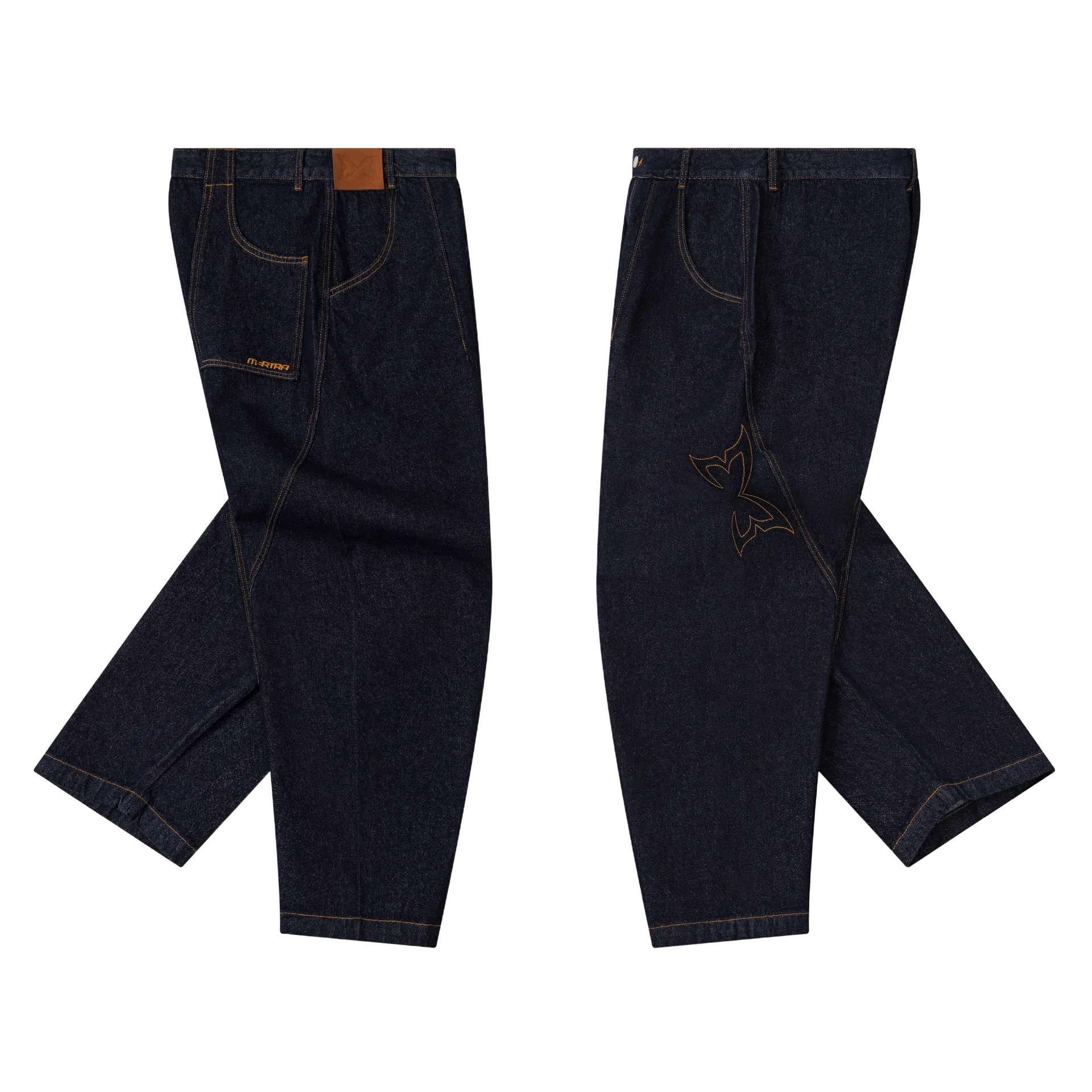 Reverse Bigstep Denim (Indigo / Gold)
